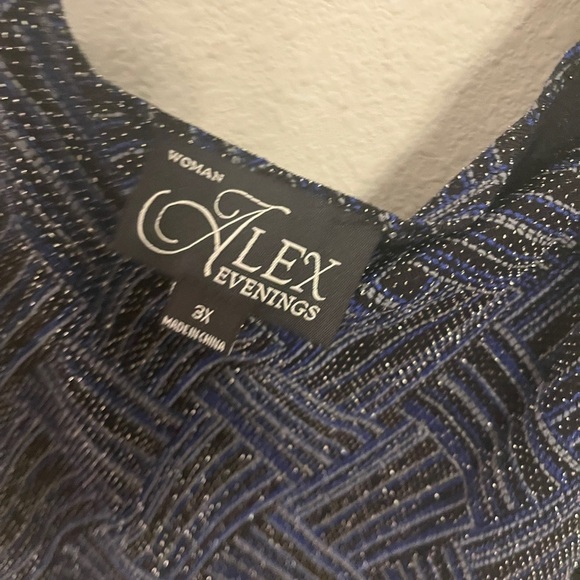 Alex Evenings 2-Piece Sparkle Twinset Jacket & Tank Top | Plus Size 3X - Picture 14 of 15